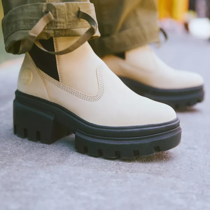 Everleigh Chelsea Boot for Women in Beige