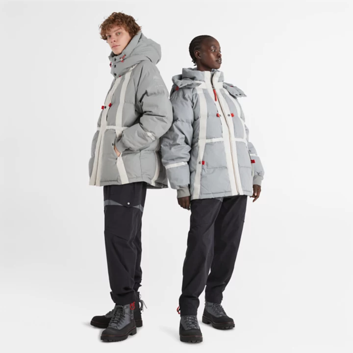 Timberland x Raeburn Puffer Jacket in Grey