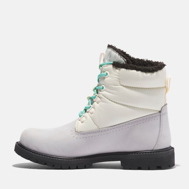 Timberland Premium 6 Inch Puffer Boot for Women in Grey
