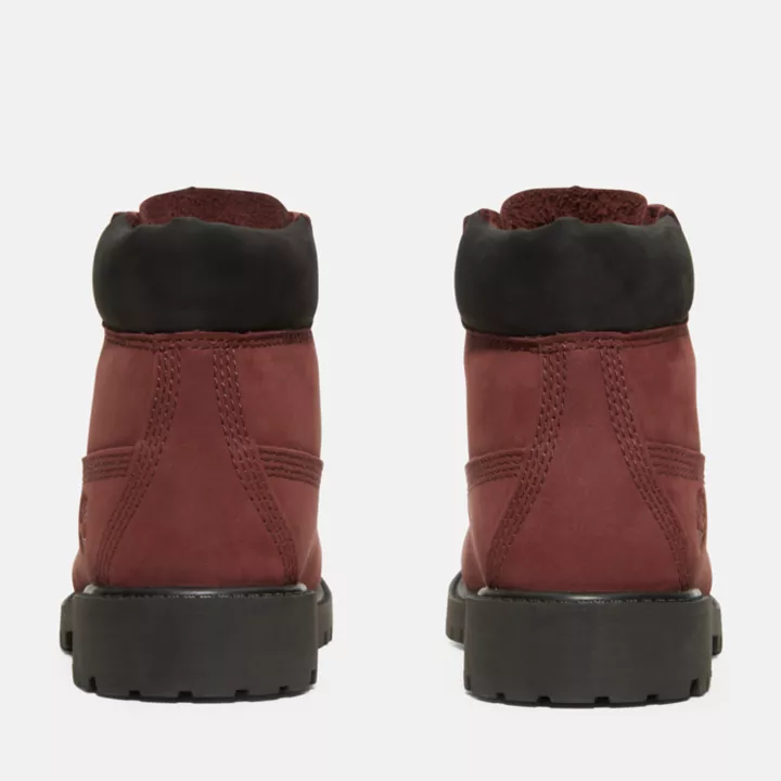 Premium 6 Inch Waterproof Boot for Toddler in Burgundy