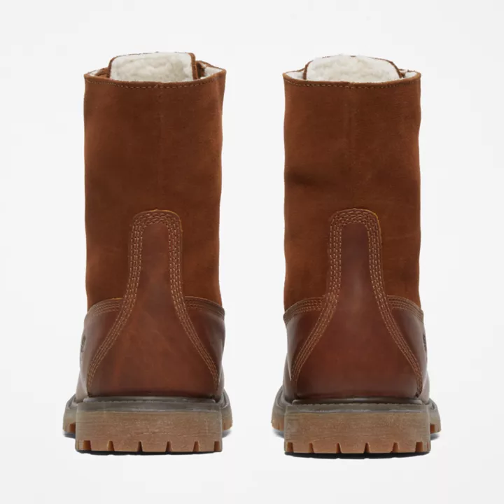 Timberland Authentics Waterproof Roll-Top Boot for Women in Dark Brown