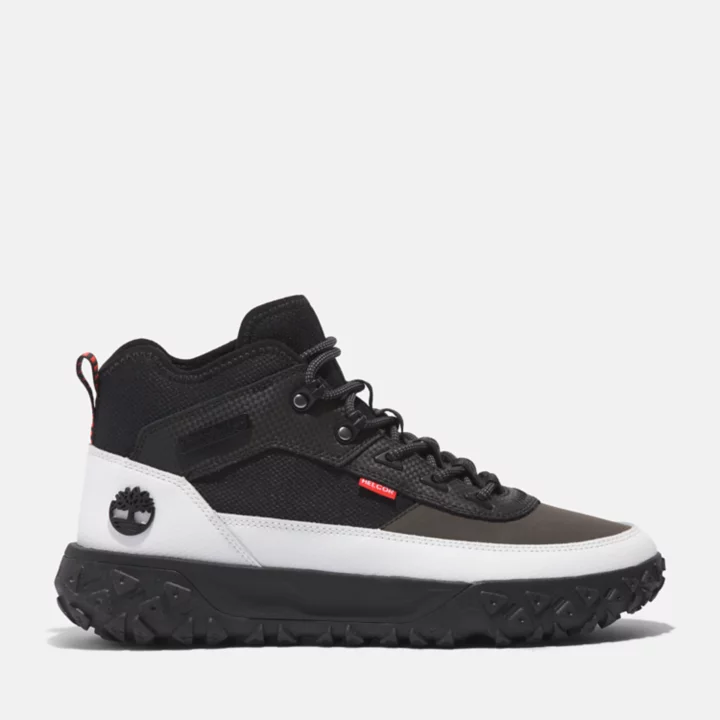 Greenstride Motion 6 Leather Super Oxford for Men in Black