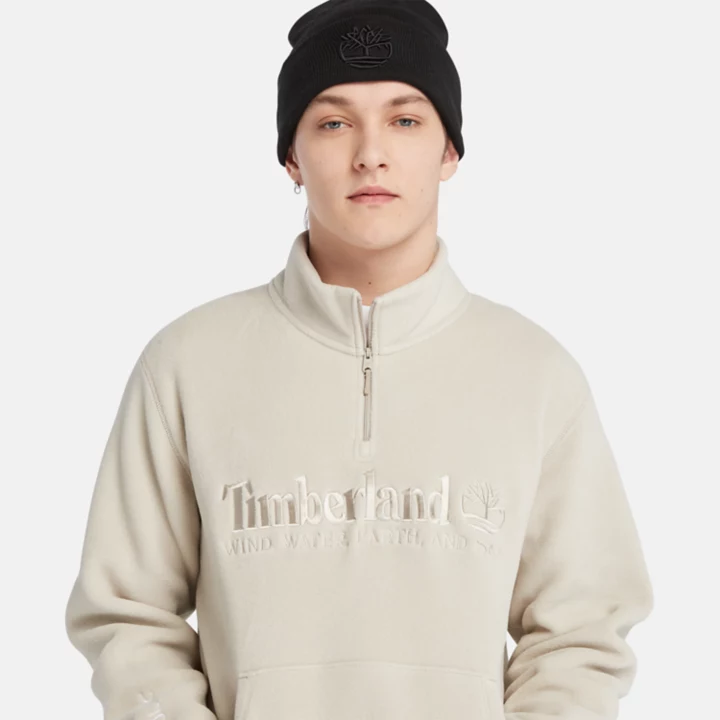 Polartec 200 Series Half-zip Fleece for Men in Grey