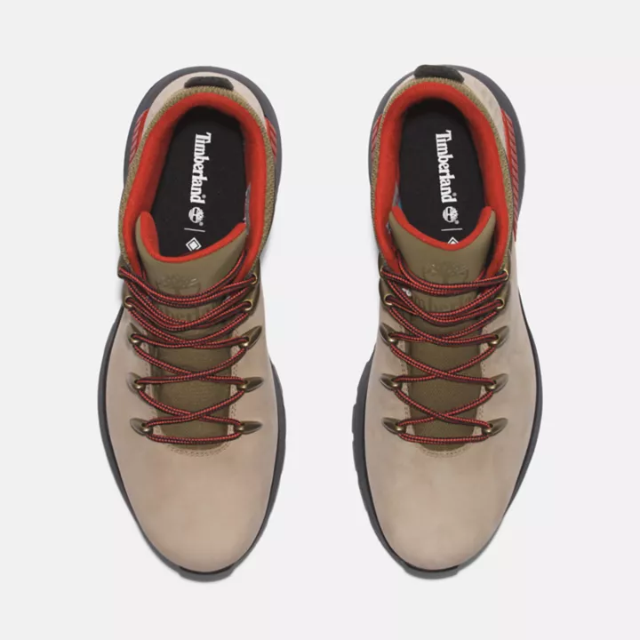 Sprint Trekker Waterproof Hiking Boot for Men in Beige