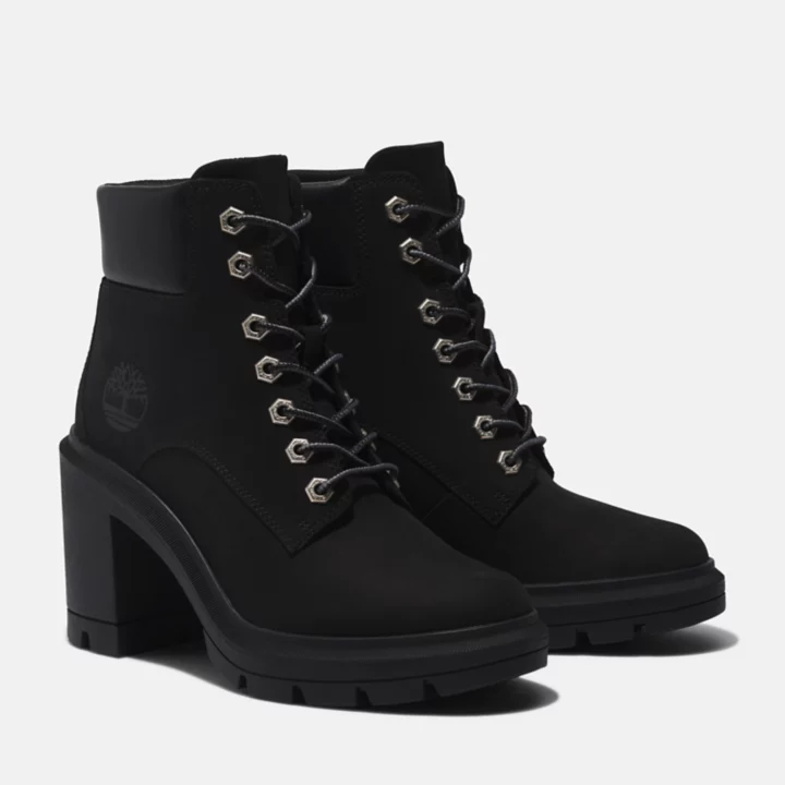 Allington Height Lace-Up Boot for Women in Black