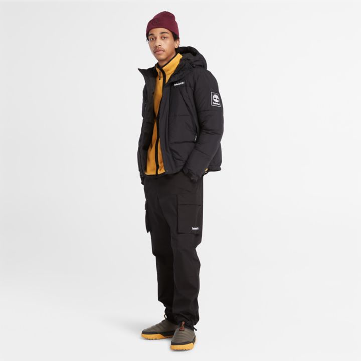 Outdoor Archive Puffer Jacket for Men in Black
