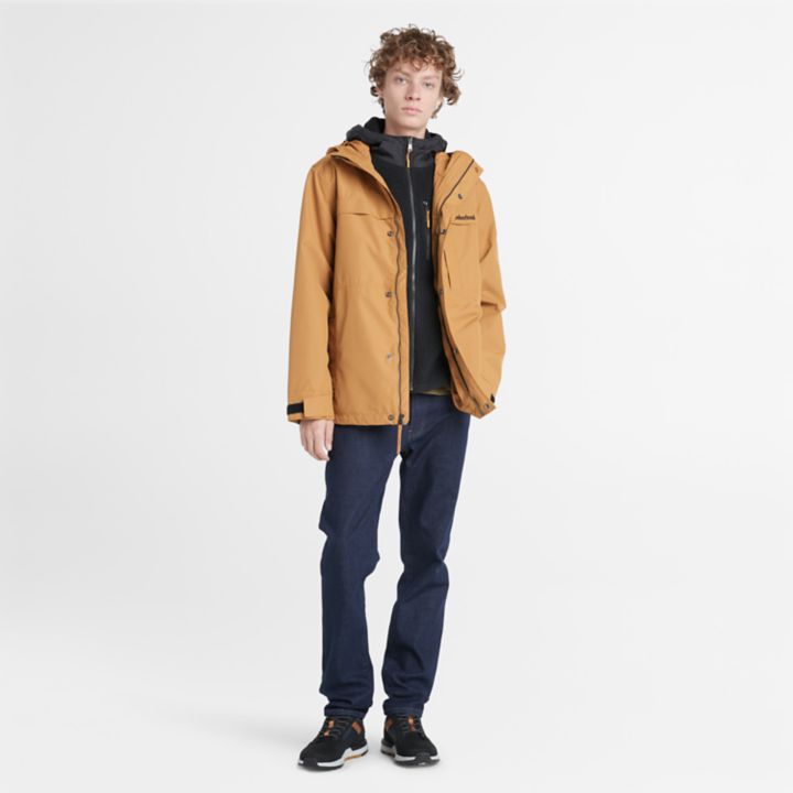 Benton Waterproof 3-in-1 Jacket for Men in Yellow