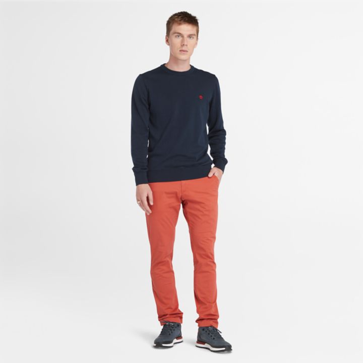 Williams River Crewneck Jumper for Men in Navy