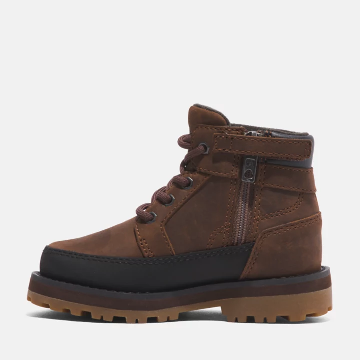 Courma Kid Boot for Toddler in Dark Brown