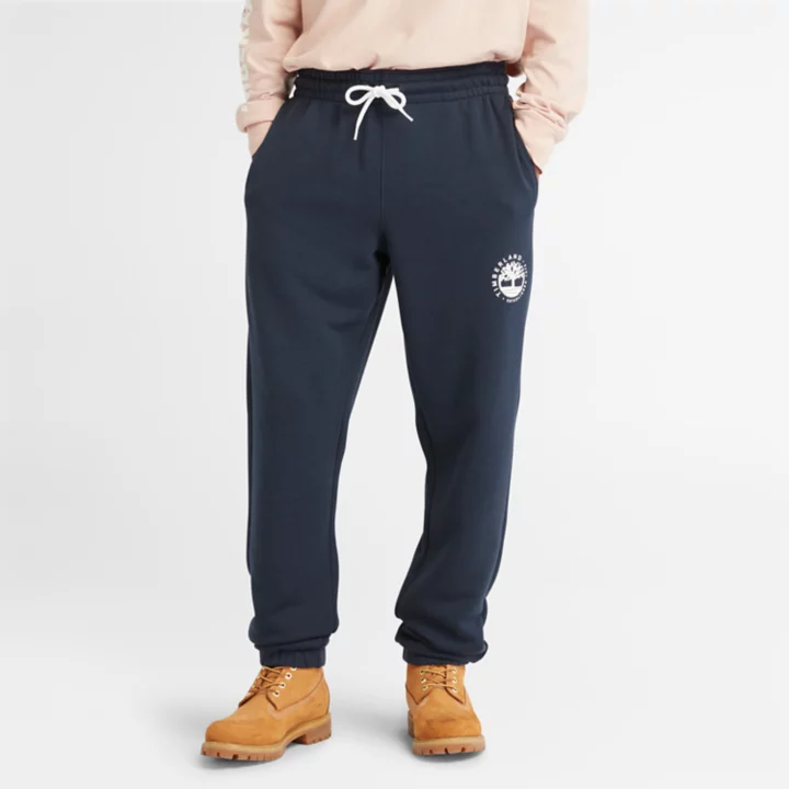 All Gender Refibra Logo Sweatpants in Navy