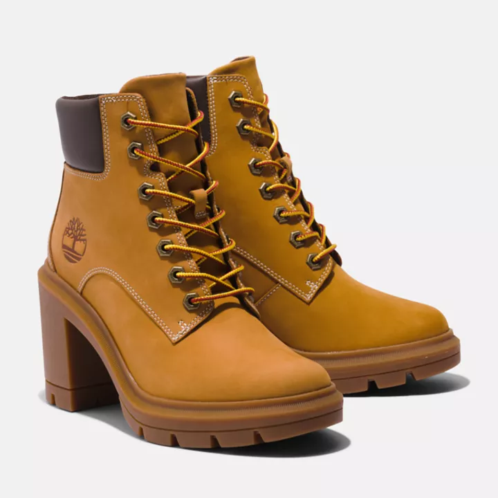 Allington Height Lace-Up Boot for Women in Yellow