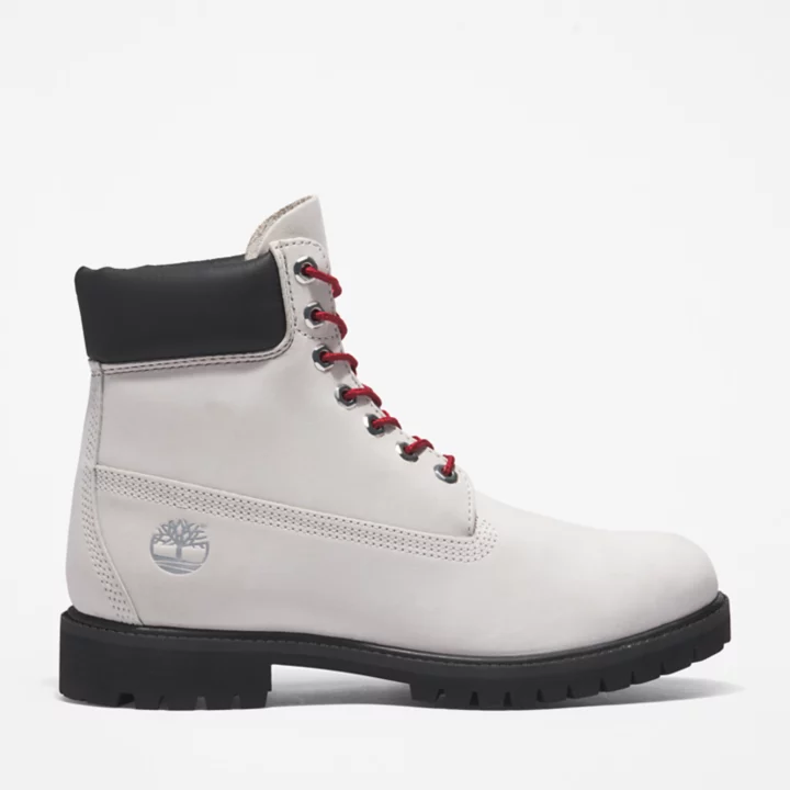 Bottine 6-inch Timberland Premium pour homme en blanc