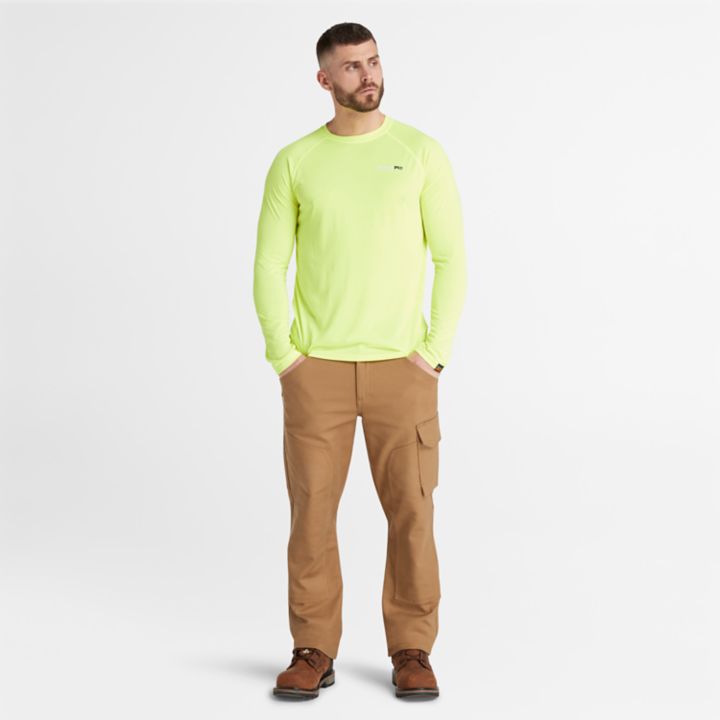 Timberland PRO Wicking Good Sport LS T-Shirt for Men in Yellow