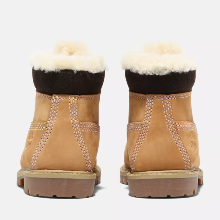 Timberland Premium 6 Inch Winter Boot for Toddler in Yellow