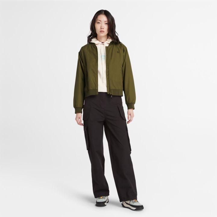 Bomber Jacket for Women in Green
