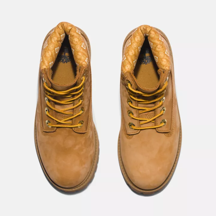 Timberland Premium 6 Inch Boot for Junior in Yellow