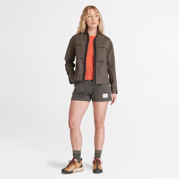 Timberland x Icebreaker Merino Terry Chino Shorts for Women in Dark Grey