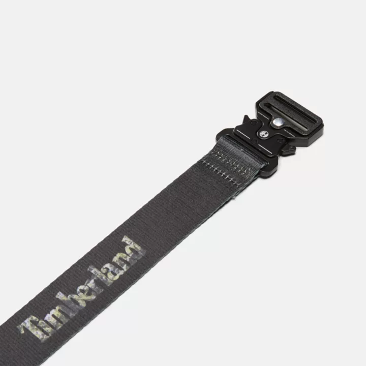 Camo Quick Release Belt for Men in Black