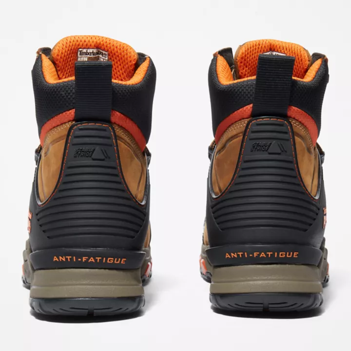 Timberland PRO Hypercharge 6 Inch Composite Safety Toe Work Boot for Men in Brown