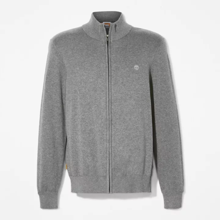 Williams River Full-zip Jumper for Men in Grey