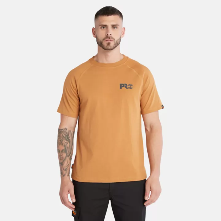 Timberland PRO Core Reflective Logo T-Shirt for Men in Dark Yellow