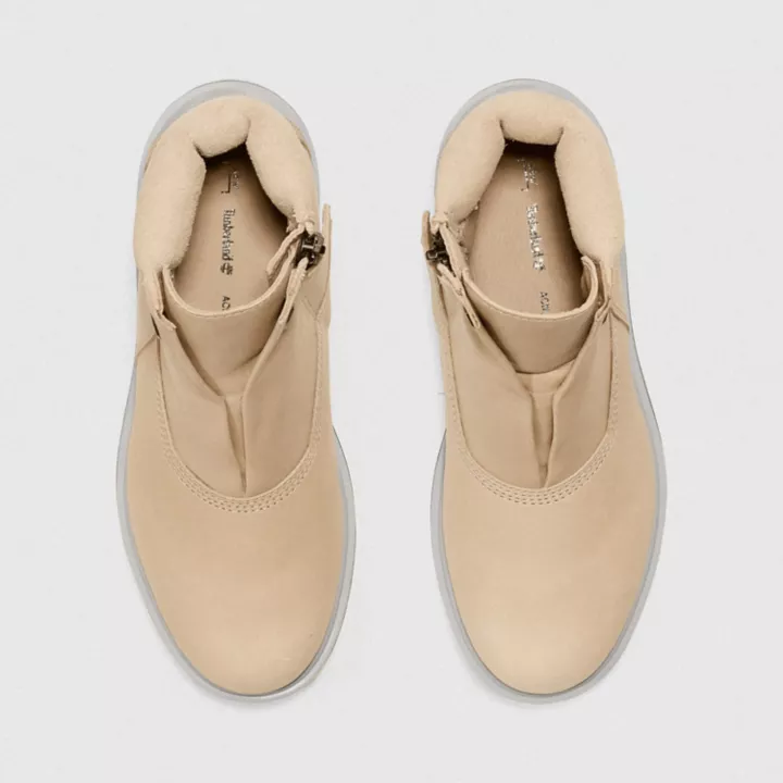 A-COLD-WALL* 6-Inch Zip Up Boot for Women in Beige