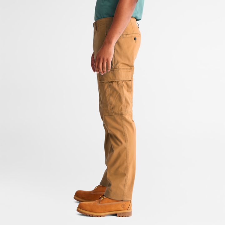 Core Cargo Trousers for Men in Dark Yellow