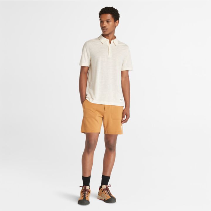 Timberland x Icebreaker Merino Linen Polo for Men in White