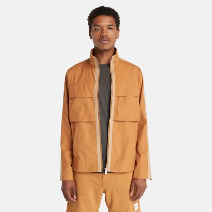 Timberland x Icebreaker Merino Cotton Jacket for Men in Orange