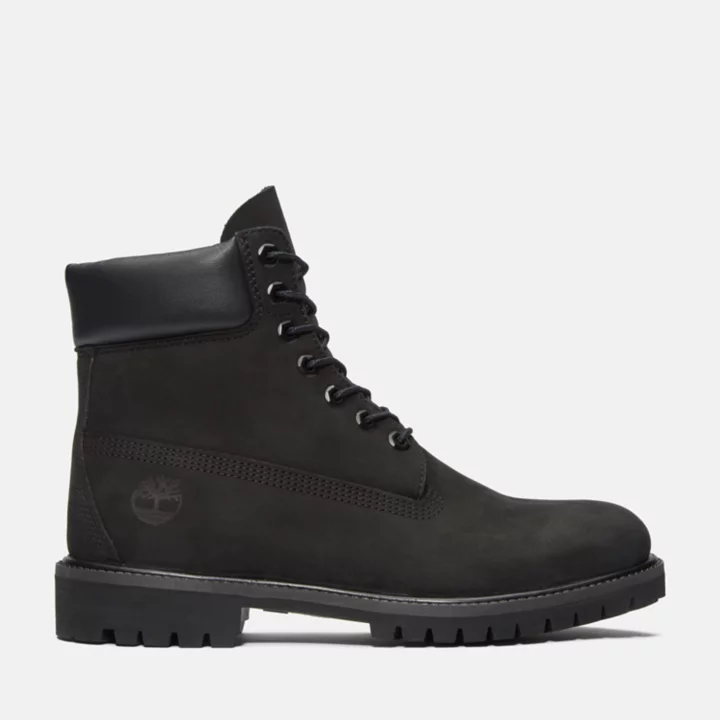 Premium 6 Inch Boot for Men in Black