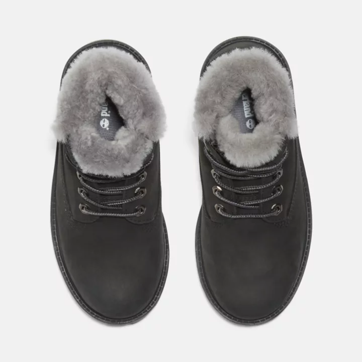 Timberland Premium 6 Inch Winter Boot for Youth in Black