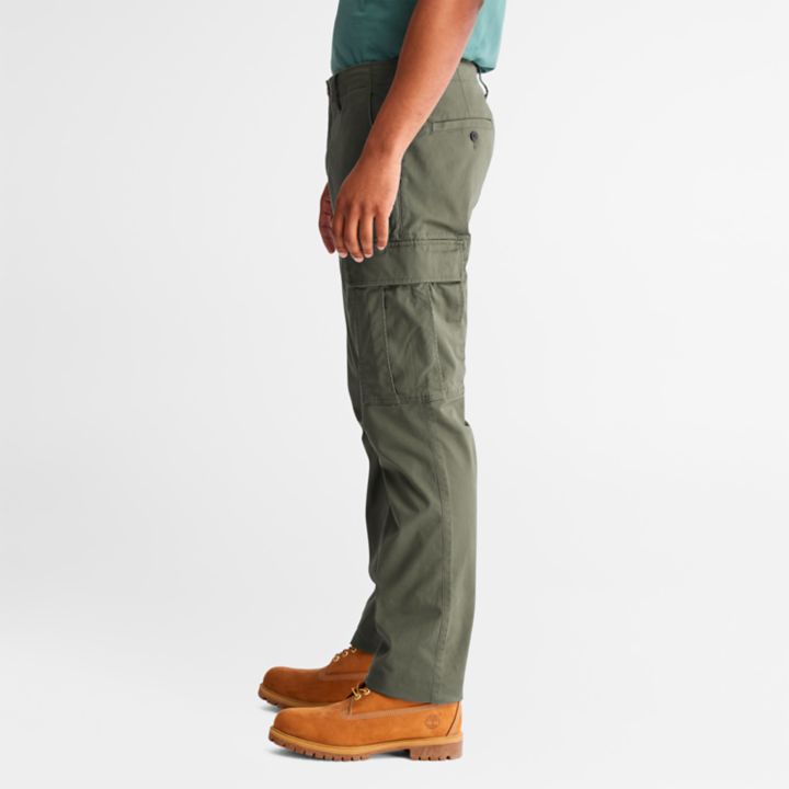 Core Cargo Trousers for Men in Green