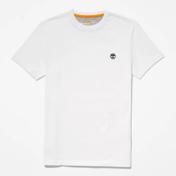 Dunstan River Slim-Fit T-Shirt for Men in White