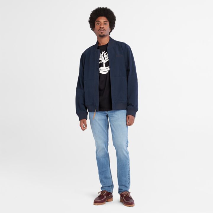 Kennebec River Tree Logo T-Shirt for Men in Black