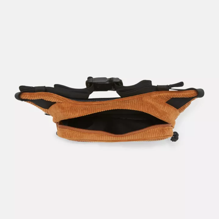 Cord Utility Sling Bag in Brown