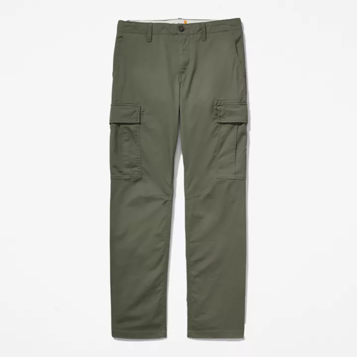 Core Cargo Trousers for Men in Green