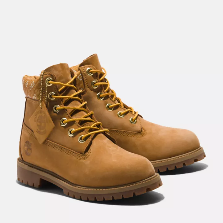 Timberland Premium 6 Inch Boot for Junior in Yellow