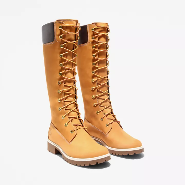 Timberland Premium 14-Inch Boot for Women in Yellow