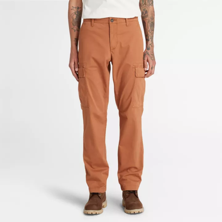 Core Cargo Trousers for Men in Brown
