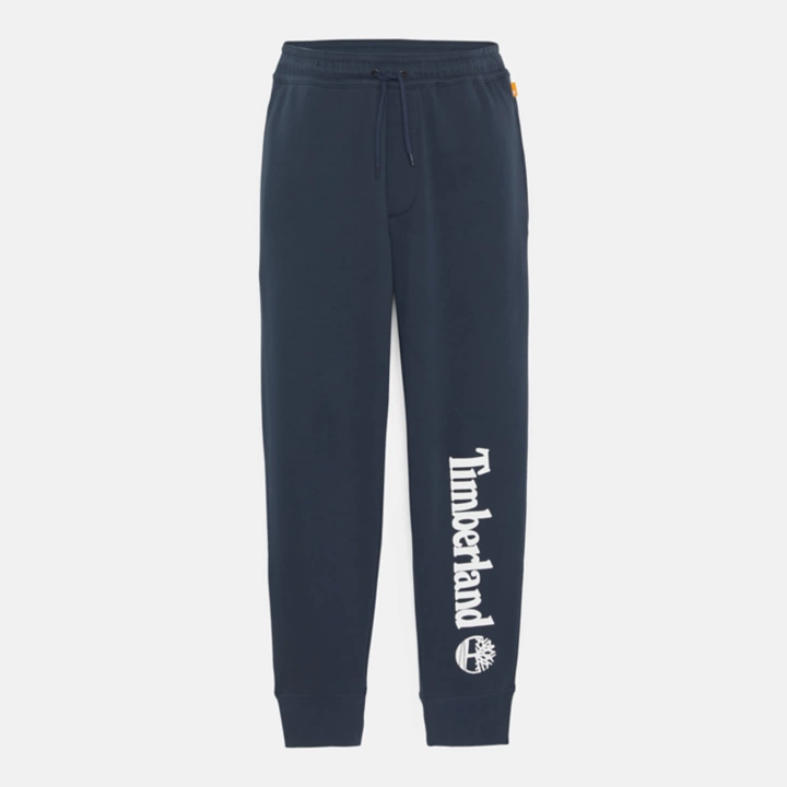 Logo Tracksuit Bottoms for Men in Navy