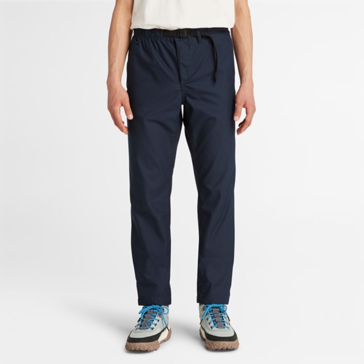 Comfort Stretch Trousers for Men in Navy