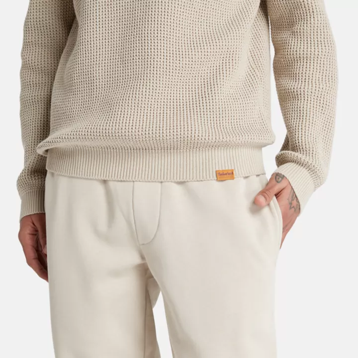 Tuck Crewneck Jumper for Men in Grey