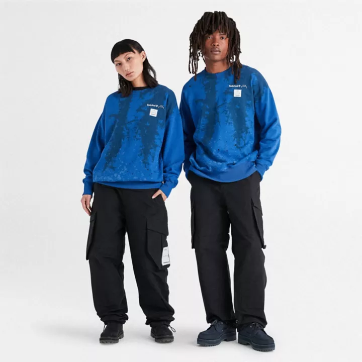 Timberland x A-Cold-Wall* Abstract Tree Sweatshirt in Blue