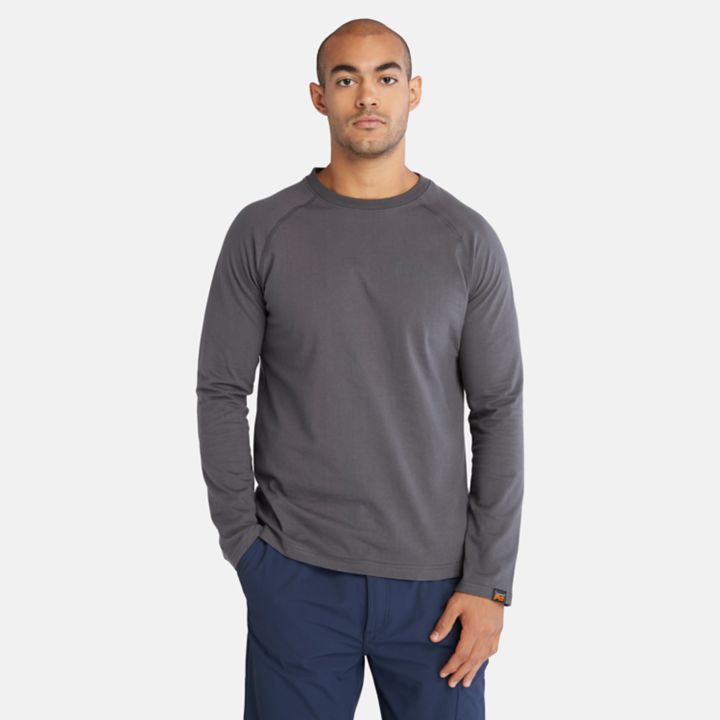Timberland PRO Core Long-Sleeve T-Shirt for Men in Dark Grey