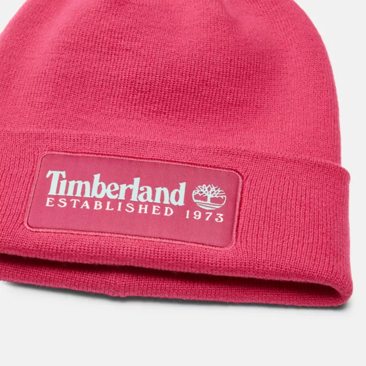 Colour Blast Beanie in Dark Pink