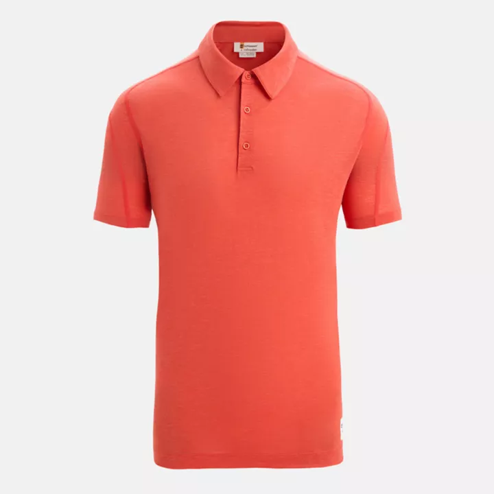 Timberland x Icebreaker Merino Linen Polo for Men in Orange