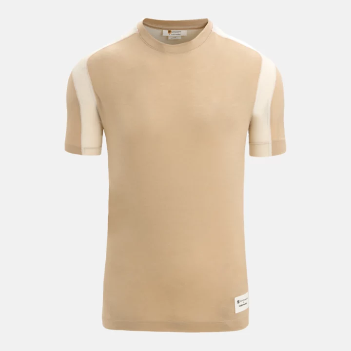 Timberland x Icebreaker Merino ZoneKnit Tee for Men in Beige