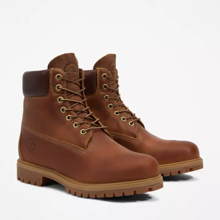 Timberland Premium 6 Inch Waterproof Heritage  Boot for Men in Brown