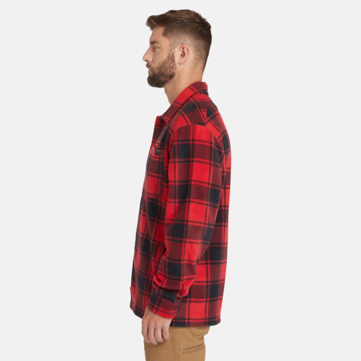 Timberland PRO Gritman Heavyweight Fleece Shirt for Men in Red