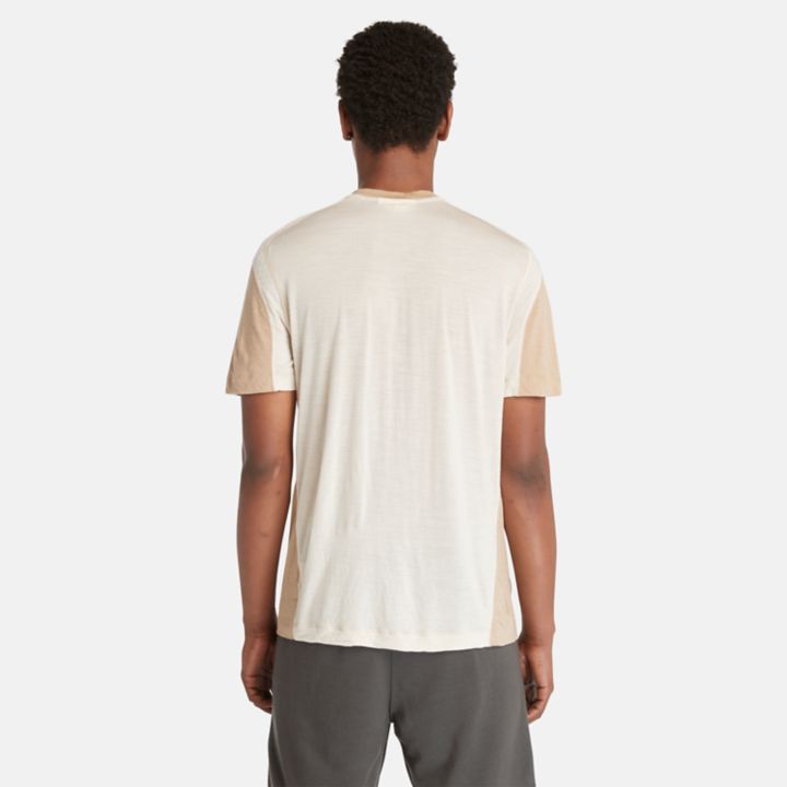 Timberland x Icebreaker Merino ZoneKnit Tee for Men in Beige